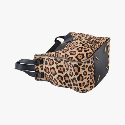 Loewe Hammock Brown Multicolor Calf Hair Shoulder Bag — view 7