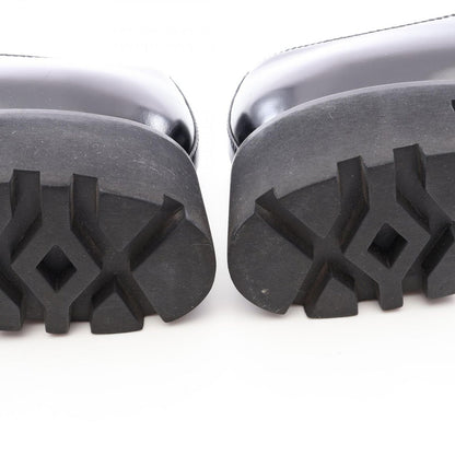 Prada Loafers Triangle Plate Leather — view 7