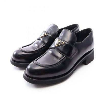 Prada Loafers Triangle Plate Leather