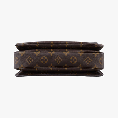 Louis Vuitton Pochette Metis MM Monogram Brown Canvas Handbag — view 3