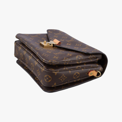 Louis Vuitton Pochette Metis MM Monogram Brown Canvas Handbag — view 4