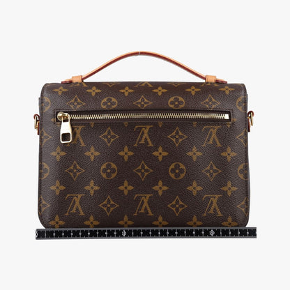Louis Vuitton Pochette Metis MM Monogram Brown Canvas Handbag — view 2