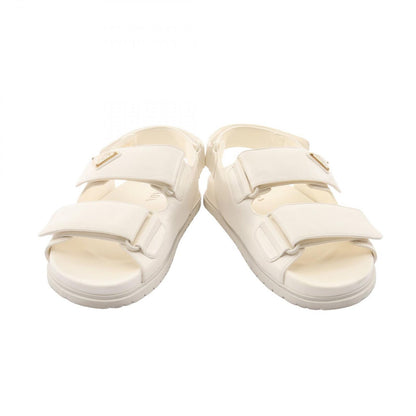 Prada Sandals Triangle Logo Leather — view 3