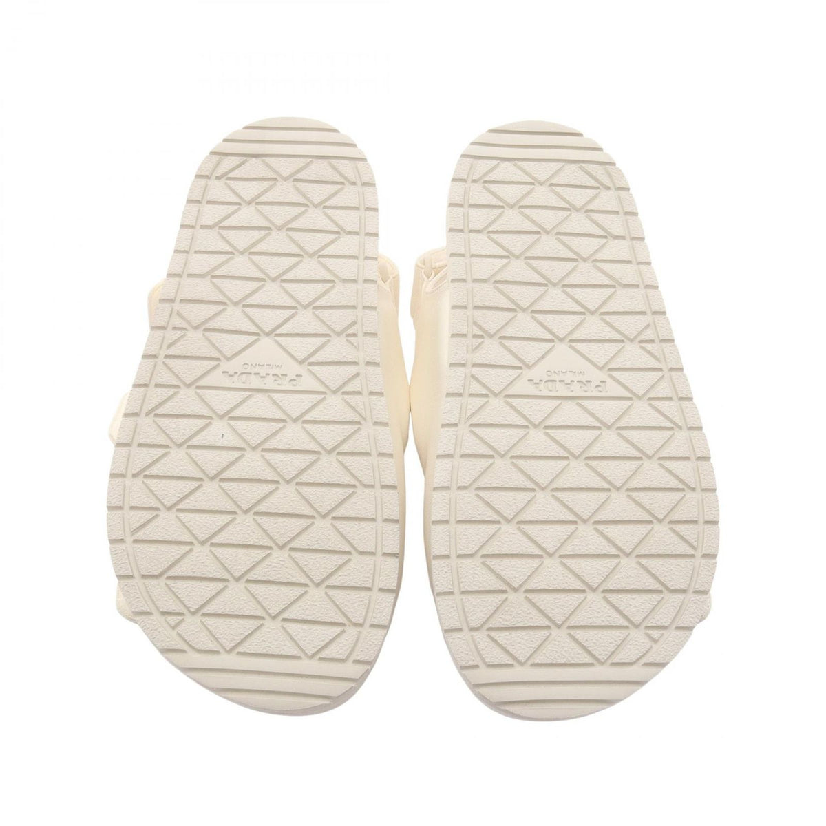 Prada Sandals Triangle Logo Leather — view 4