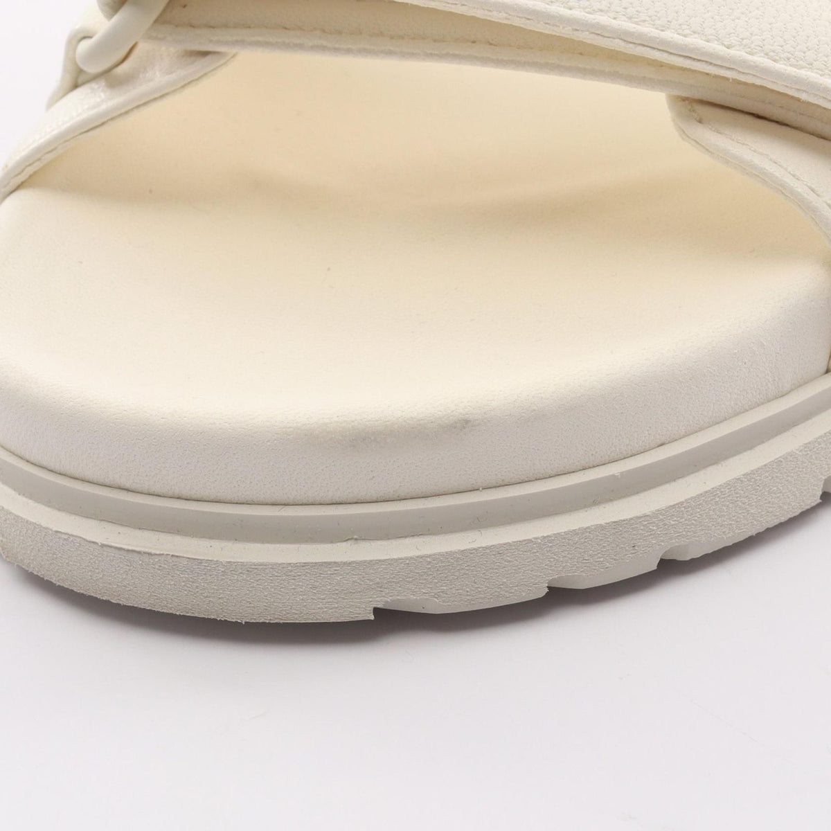 Prada Sandals Triangle Logo Leather — view 8