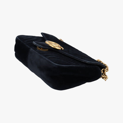 Gucci GG Marmont Black Velour — view 4