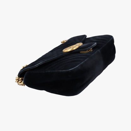 Gucci GG Marmont Black Velour — view 5