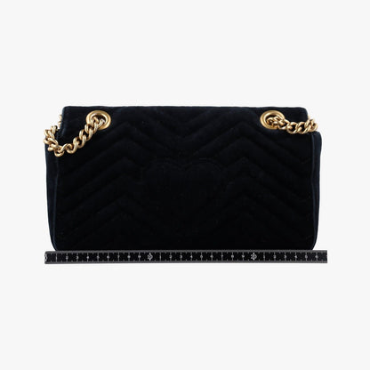 Gucci GG Marmont Black Velour — view 2
