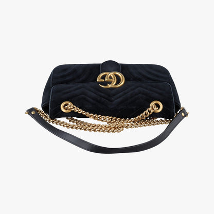Gucci GG Marmont Black Velour — view 8