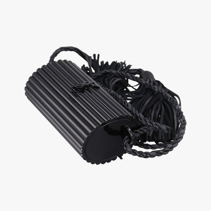 Saint Laurent Fringe Monogram Opium Box Black Plexiglas — view 4
