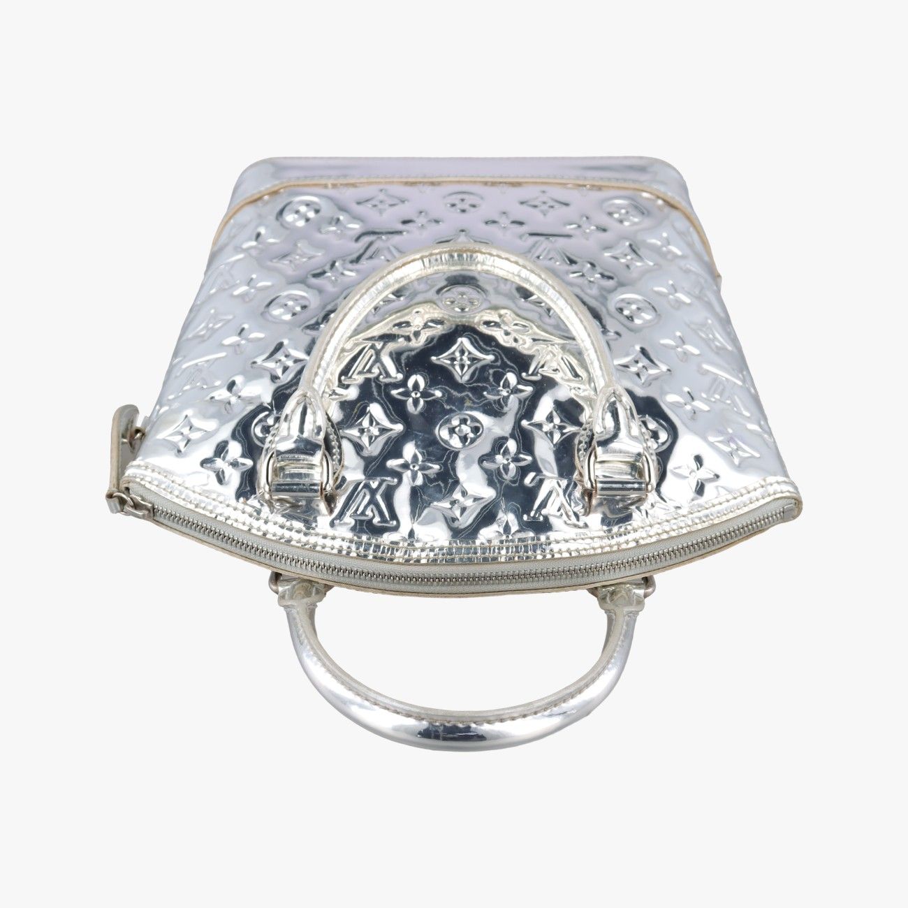 Louis Vuitton Lockit Silver Monogram Miroir — view 8