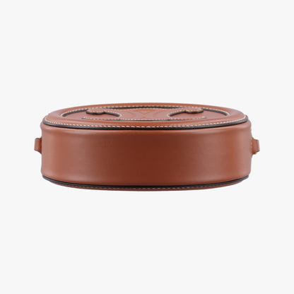 Celine Oval Purse Cuir Triomphe Brown Leather — view 3
