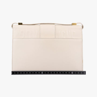 Dior White Leather Shoulder Bag — view 2