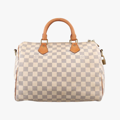 Louis Vuitton Speedy 30 Azur Damier Canvas Handbag