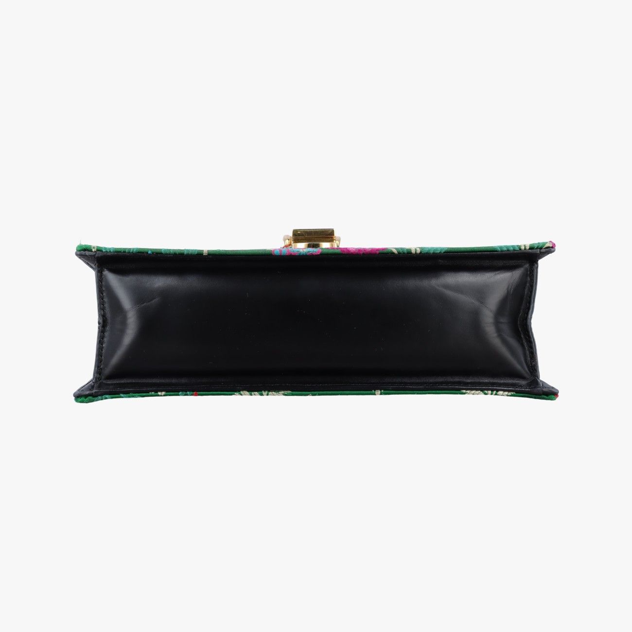 Gucci Sylvie Multicolor Silk Shoulder Bag — view 3