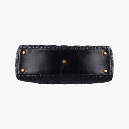Dior Lady Black Lambskin Handbag — view 3