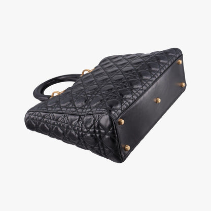 Dior Lady Black Lambskin Handbag — view 7