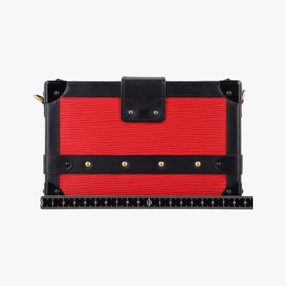 Louis Vuitton Petite Malle Noir Coquelicot Epi Leather — view 2