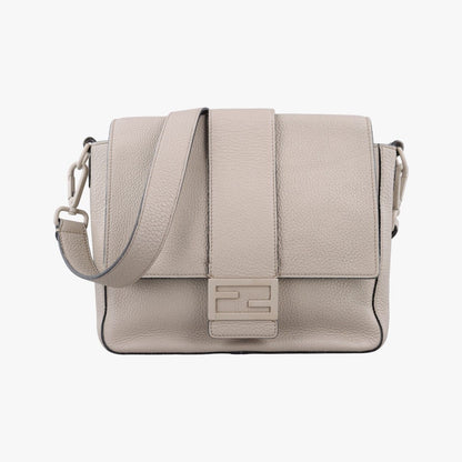Fendi Mamma Bucket Gray Leather