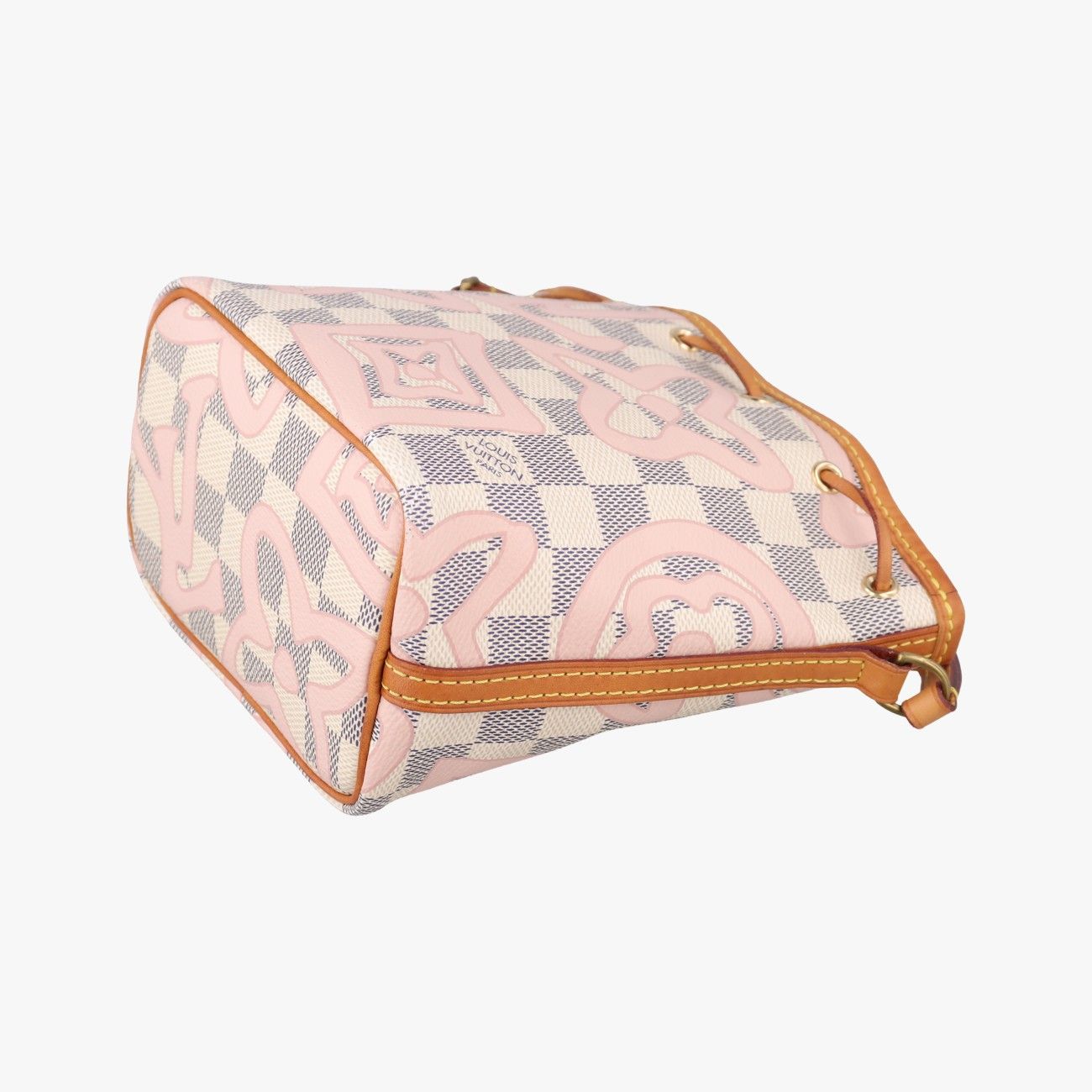 Louis Vuitton Tahitian Nano Noe Azur Damier Canvas Bucket Bag — view 6