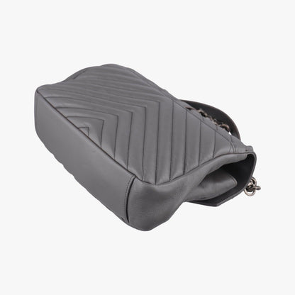 Saint Laurent Carre Gray Leather — view 6
