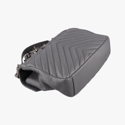 Saint Laurent Carre Gray Leather — view 7