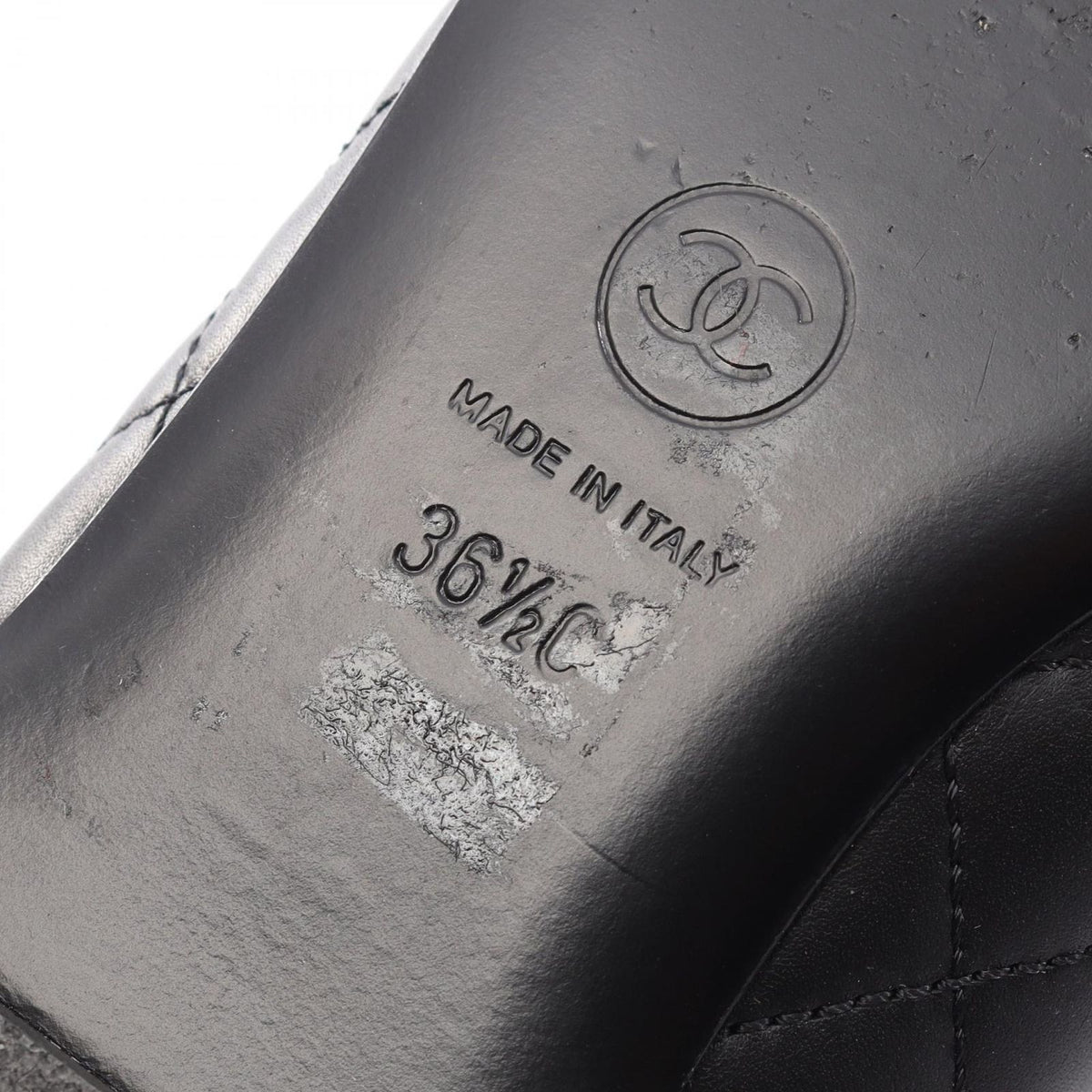 Chanel Quilted Turnlock Leather Flat Shoes — view 6