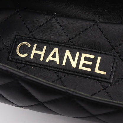 Chanel Quilted Turnlock Leather Flat Shoes — view 5