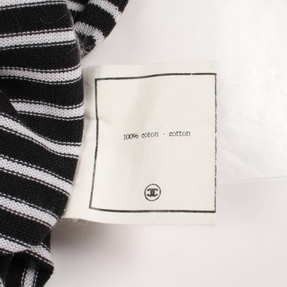 Chanel Tank Top CC Logo Border Cotton Sleeveless — view 4