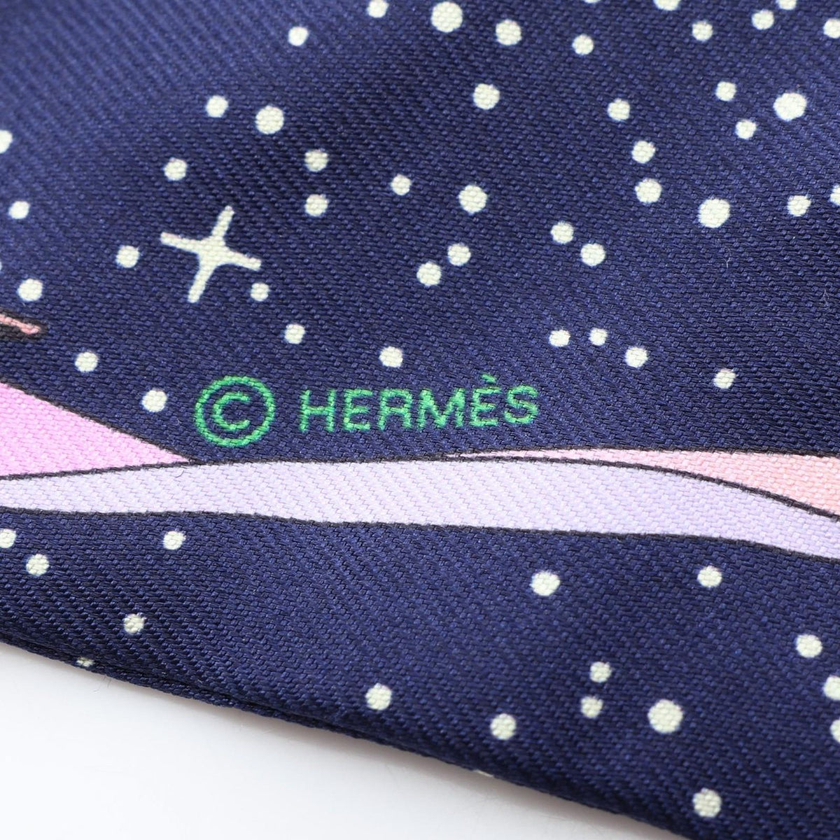 Hermes Scarf Twilly Space Derby Silk — view 4
