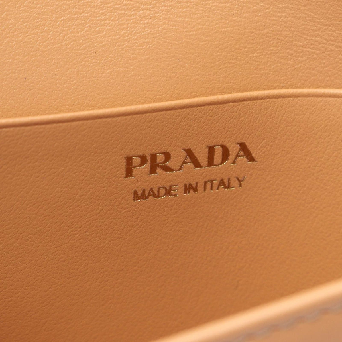 Prada Shoulder Bag Crochet Triangolo Leather — view 4