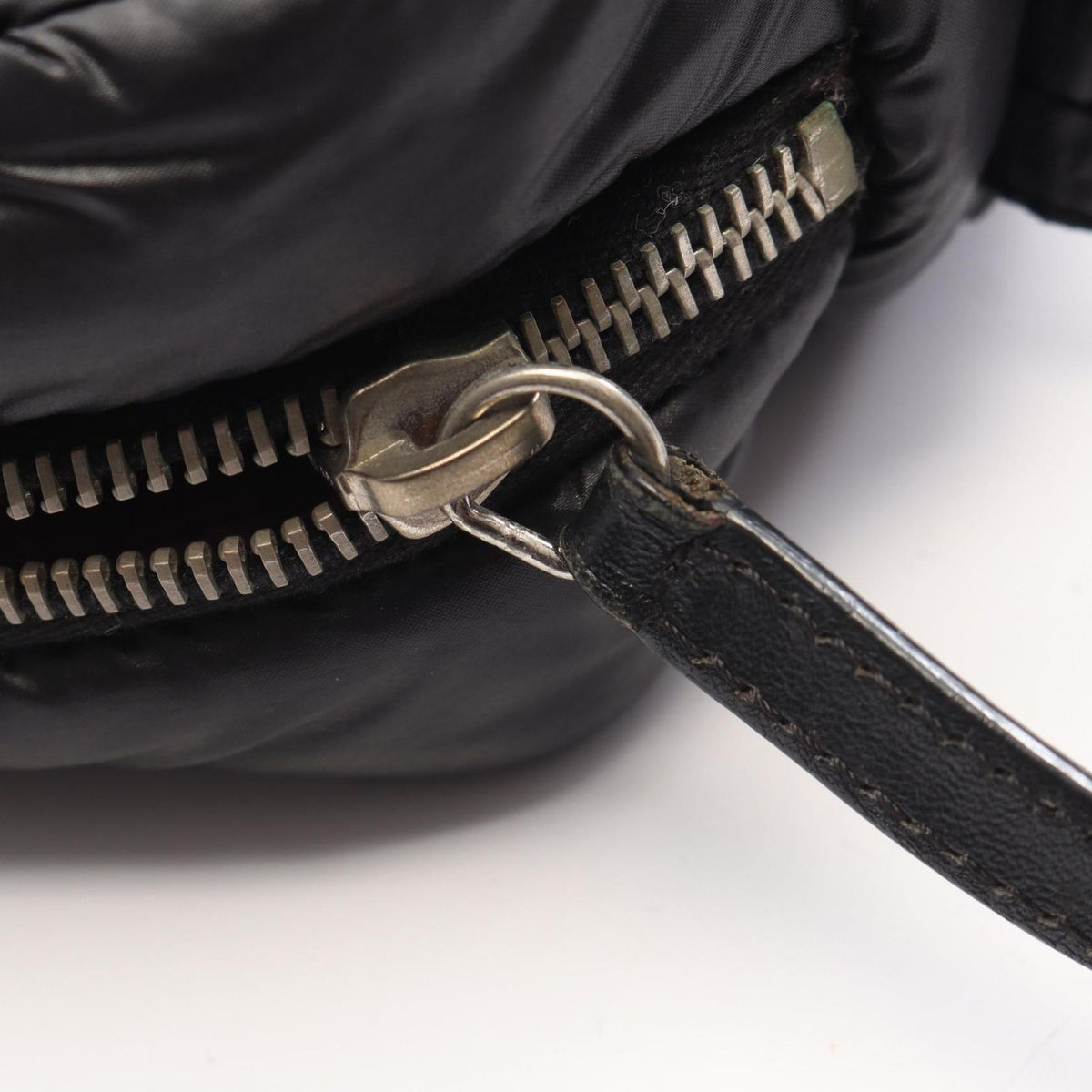 Chanel Shoulder Bag Coco Cocoon Small Messenger Black Nylon Leather — view 7