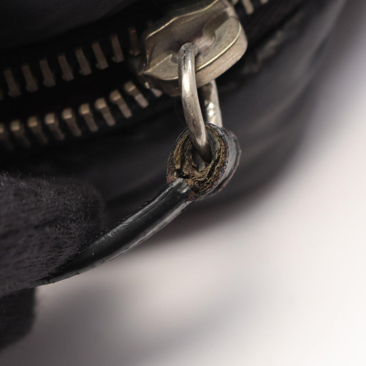 Chanel Shoulder Bag Coco Cocoon Small Messenger Black Nylon Leather — view 8