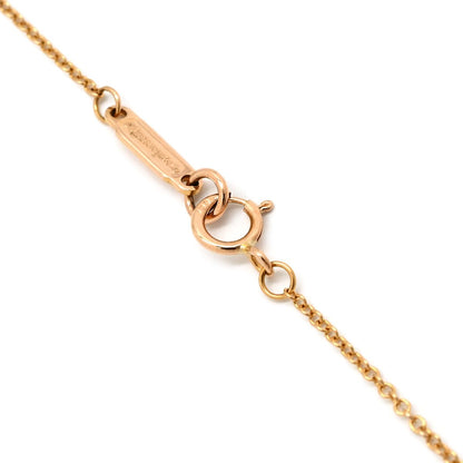 Tiffany & Co Necklace Atlas Open Medallion Diamond Rose Gold T& 18k Pink 18k — view 4