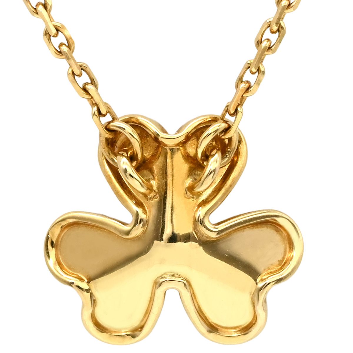 Van Cleef & Arpels Necklace Frivole Pendant Mini Yellow Gold Diamond — view 2
