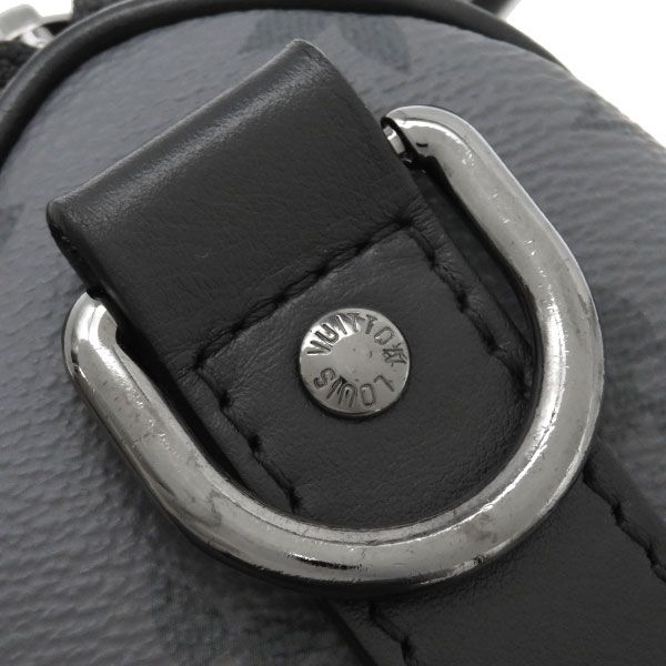 Louis Vuitton 2-Way Bag Keepall Bandouliere 25 Leather Monogram Eclipse Reverse — view 7