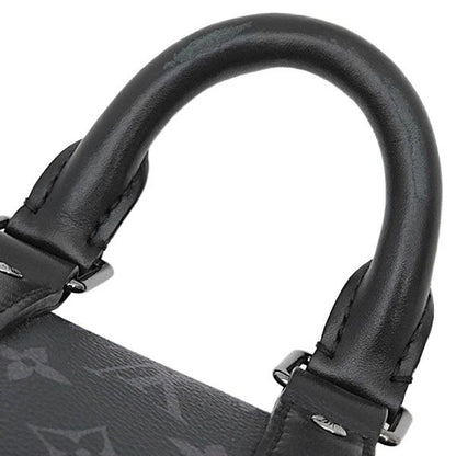 Louis Vuitton 2-Way Bag Keepall Bandouliere 25 Leather Monogram Eclipse Reverse — view 8