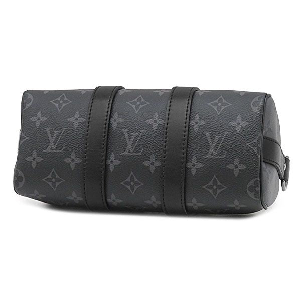 Louis Vuitton 2-Way Bag Keepall Bandouliere 25 Leather Monogram Eclipse Reverse — view 3