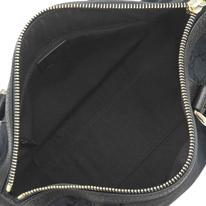 Gucci GG Canvas Abbey Mini Bag Black Gold — view 8