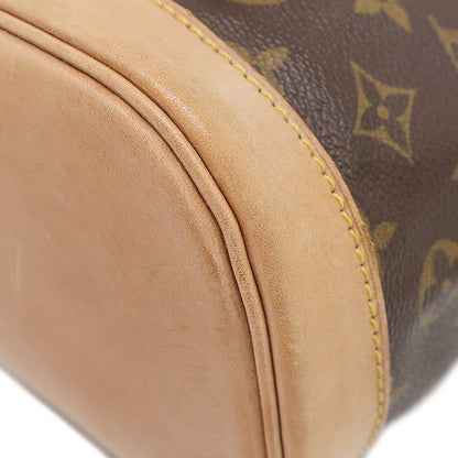 Louis Vuitton Backpack Montsouris MM Monogram Canvas Gold Brown — view 4