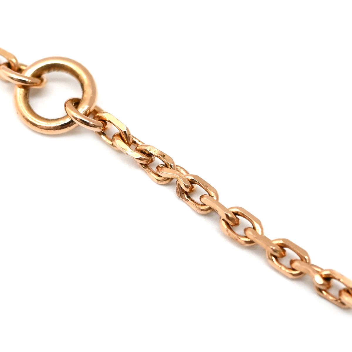 Van Cleef & Arpels Necklace Vintage Alhambra Gray Rose Gold Shell — view 4