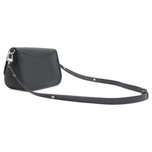 Louis Vuitton Shoulder Bag Buci NM Epi Leather Noir Silver Black Purple — view 2