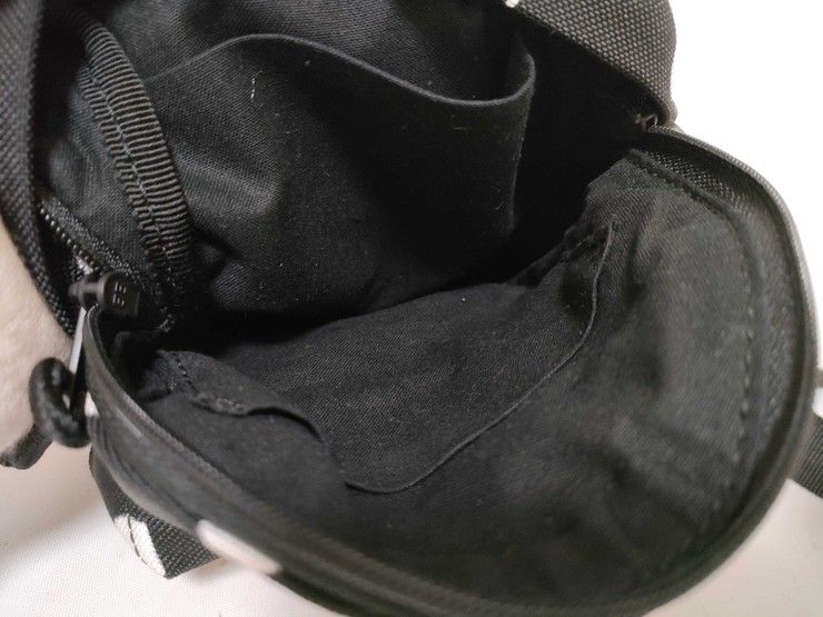 Balenciaga Shoulder Bag Explorer Black White Canvas Polka Dots — view 7