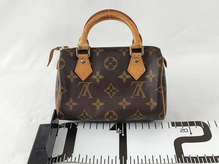Louis Vuitton Handbag Nano Speedy Brown Monogram Gold — view 2