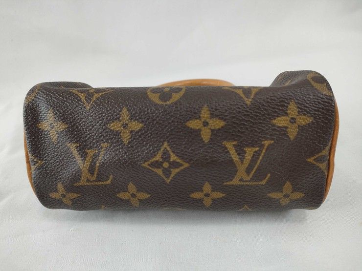 Louis Vuitton Handbag Nano Speedy Brown Monogram Gold — view 3