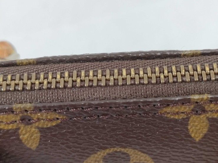 Louis Vuitton Handbag Nano Speedy Brown Monogram Gold — view 6