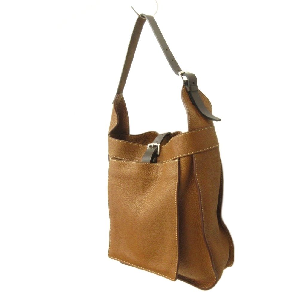 Hermes Marwari PM Shoulder Bag Belt Leather Brown — view 3