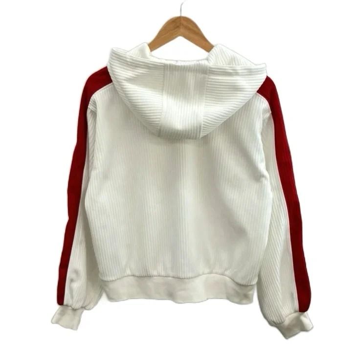 Gucci Web Stripe Hoodie Long Sleeve Zip Up Interlocking G Logo Embroidery M — view 2