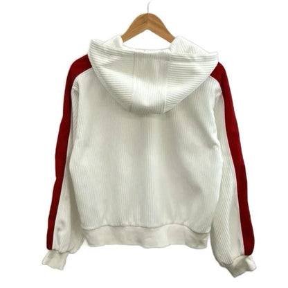 Gucci Web Stripe Hoodie Long Sleeve Zip Up Interlocking G Logo Embroidery M — view 2