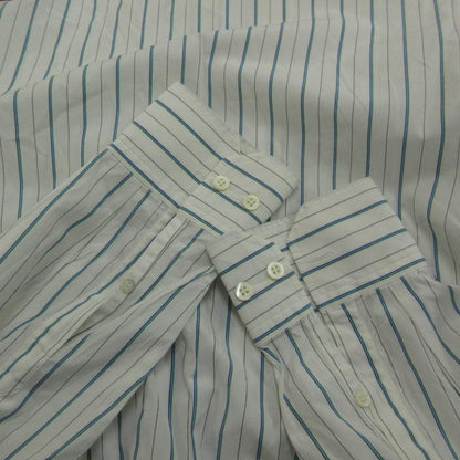 Balenciaga New Swing Shirt Long Sleeve Bowtie Striped Logo Print Oversize S 34 — view 6